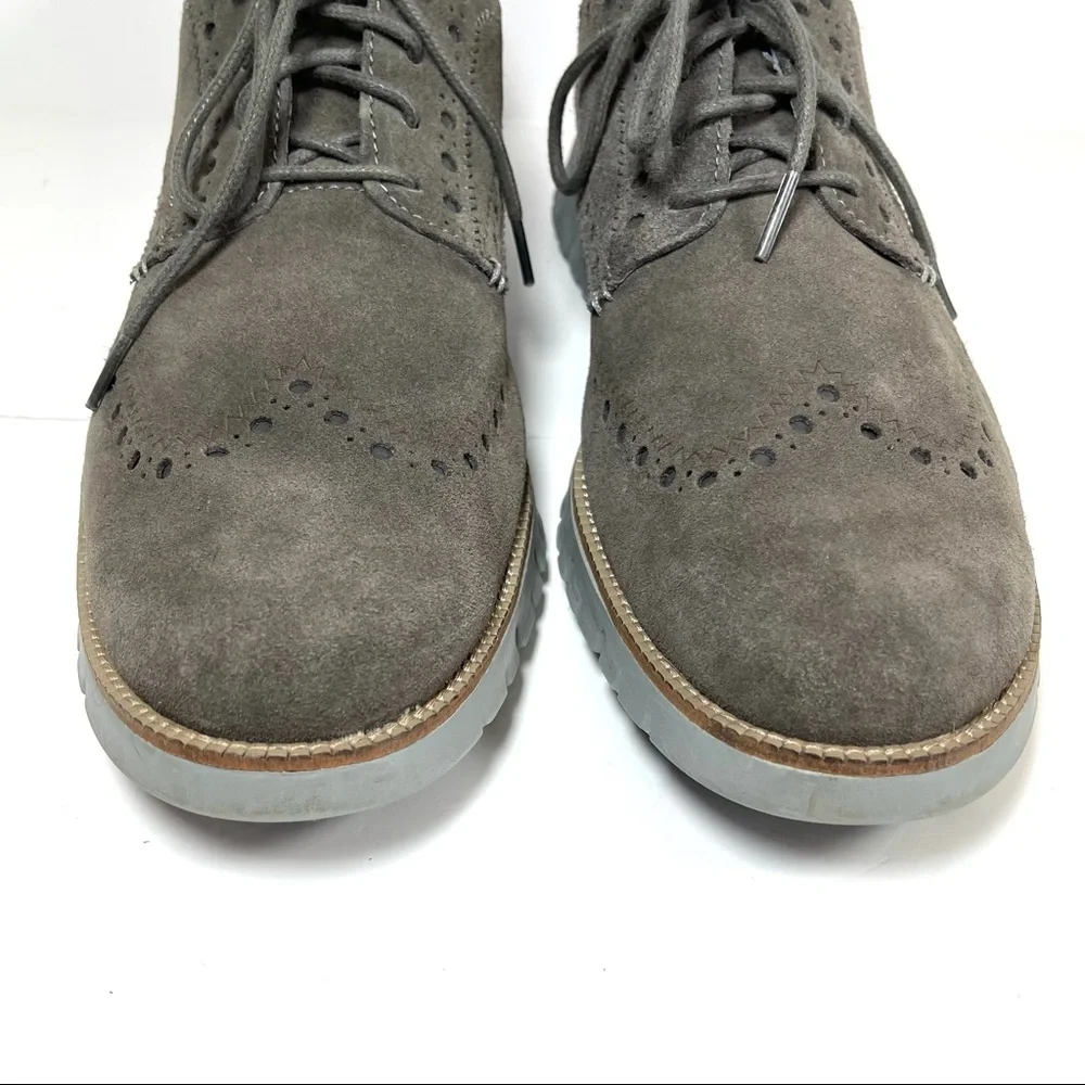 Mark‎ Nason Los Angeles Men’s Wingtip Oxfords Gray Suede Size 11